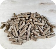 Rice straw pellets